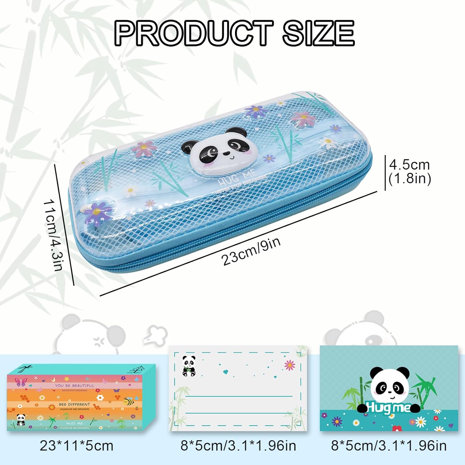 Trousse Wonderwow Panda : Crayons et Organisateur Portable – Image 2