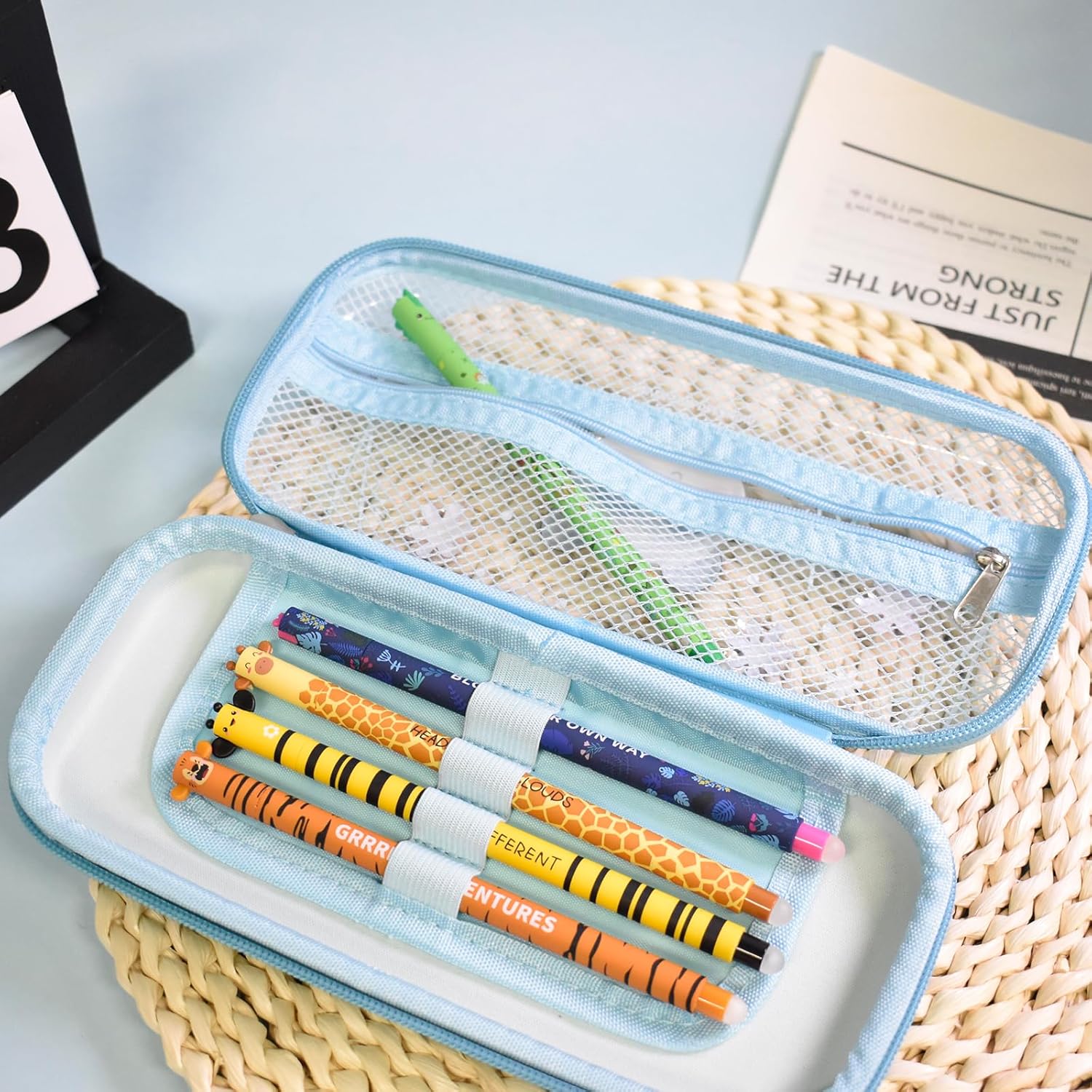 Trousse Wonderwow Panda : Crayons et Organisateur Portable – Image 4