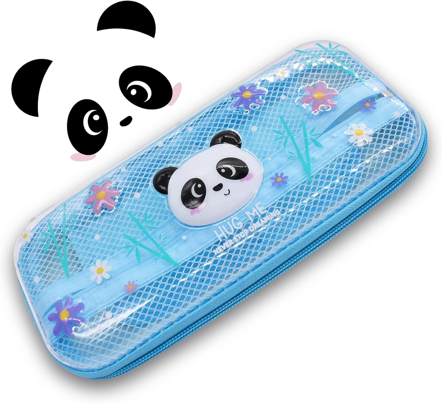 Trousse Wonderwow Panda : Crayons et Organisateur Portable – Image 5