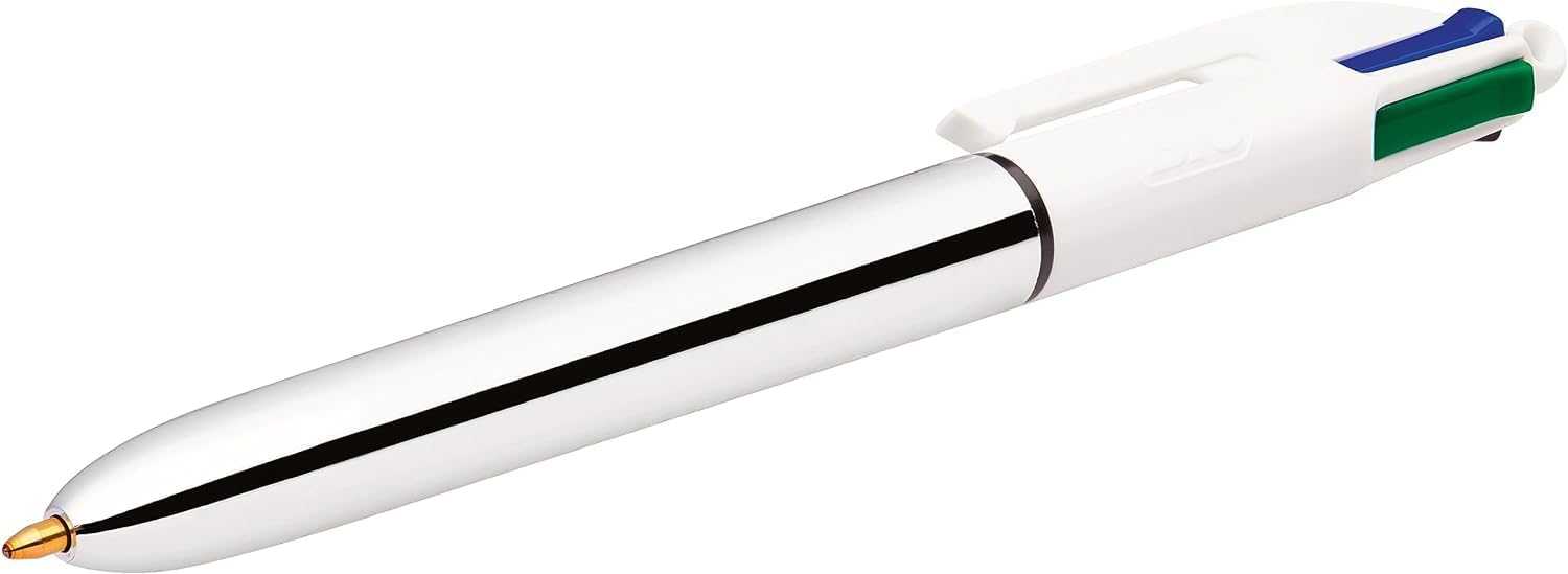 Stylos BIC 4 Couleurs Rétractables Shine (x3) – Image 2