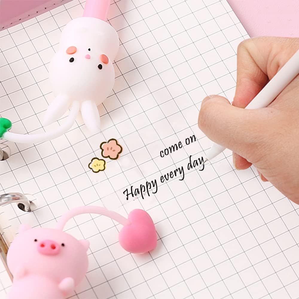 Stylos à Encre Gel Animaux - 8 Pièces avec Recharges – Image 5