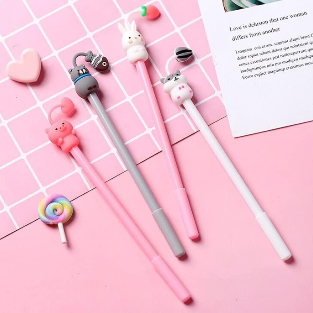 Stylos à Encre Gel Animaux - 8 Pièces avec Recharges – Image 6