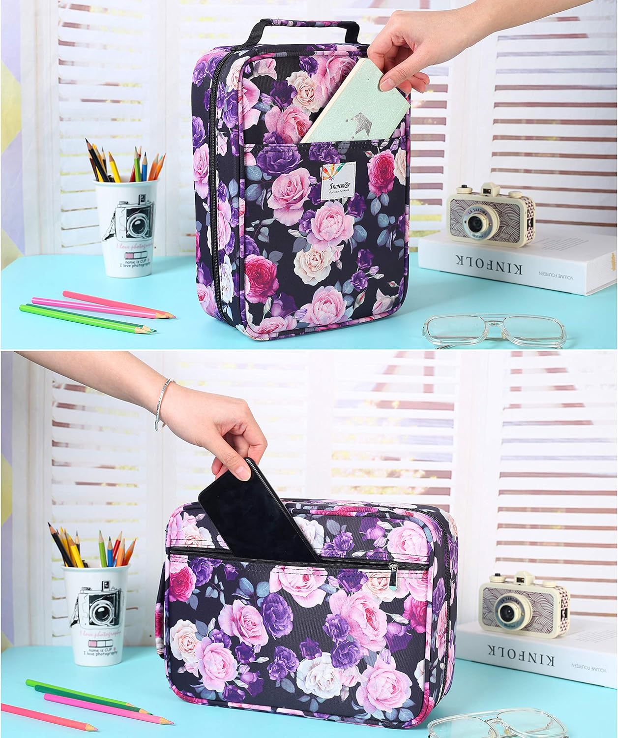Trousse Organisateur 270 Crayons - Rose Violette – Image 6