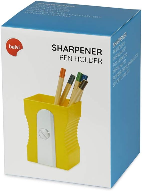 Pot à Crayons Sharpener Jaune - Bureau Fun et Rangé – Image 8
