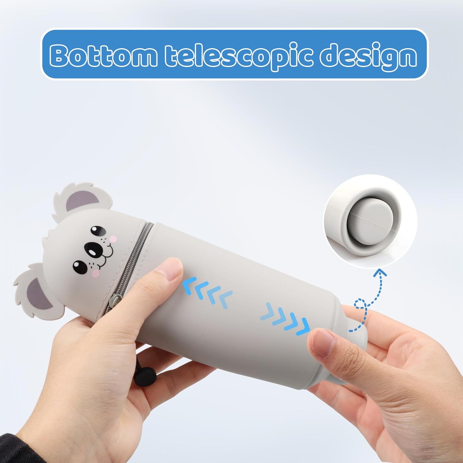 Trousse Kawaii Koala 2 en 1 - Silicone Doux – Image 8