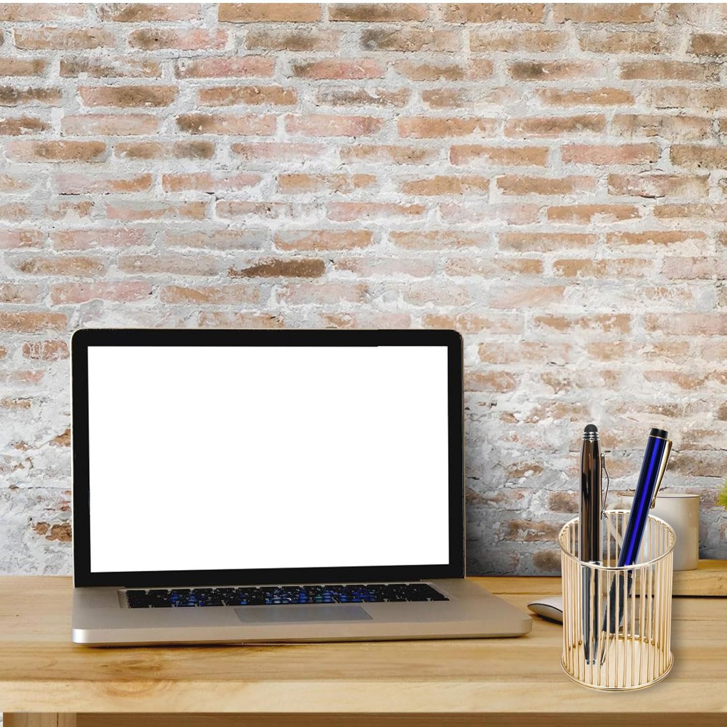 Lot de 2 Pot à Crayons Métal Doré – Image 6