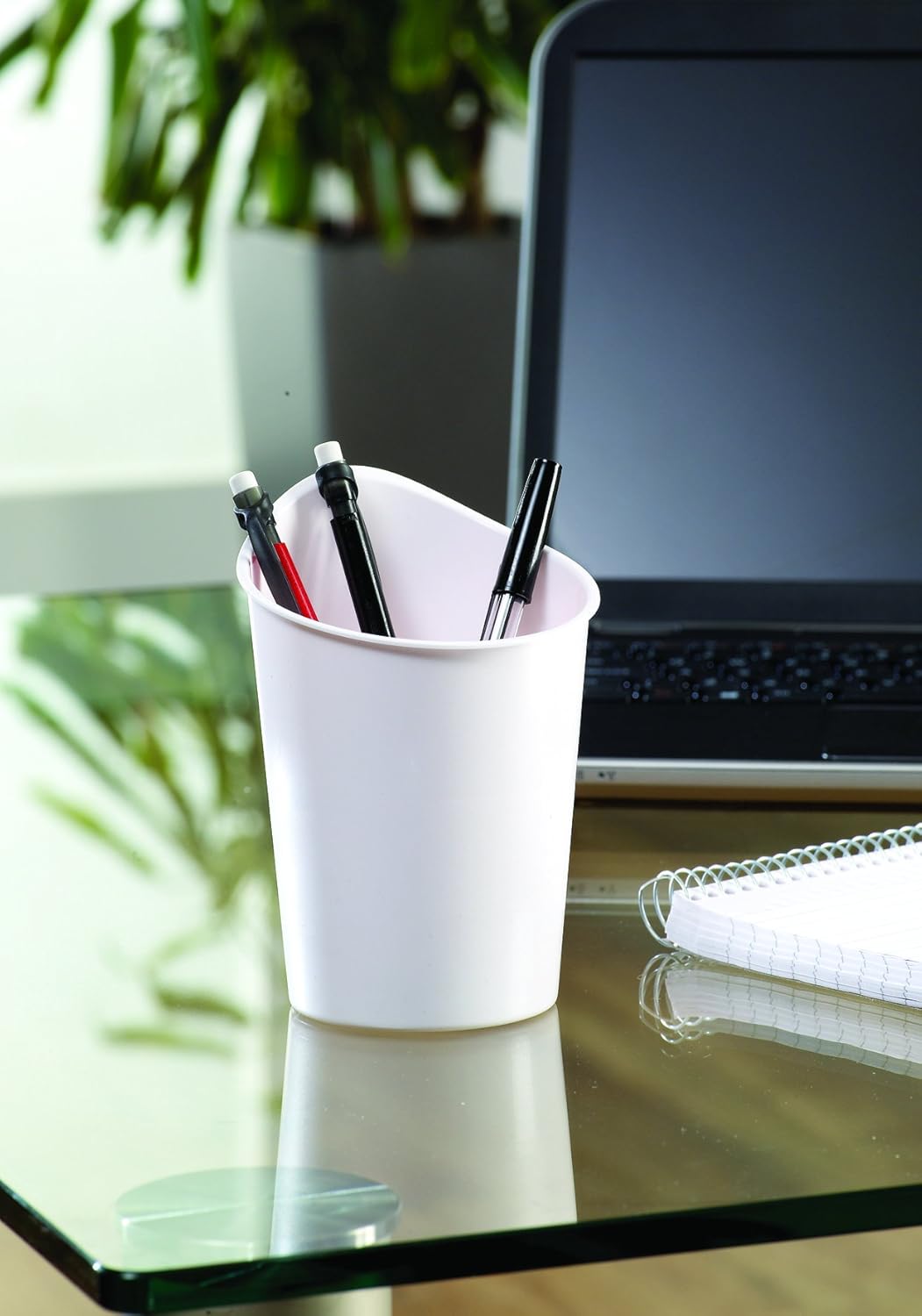 Très joli Pot à crayons Blanc – Image 3