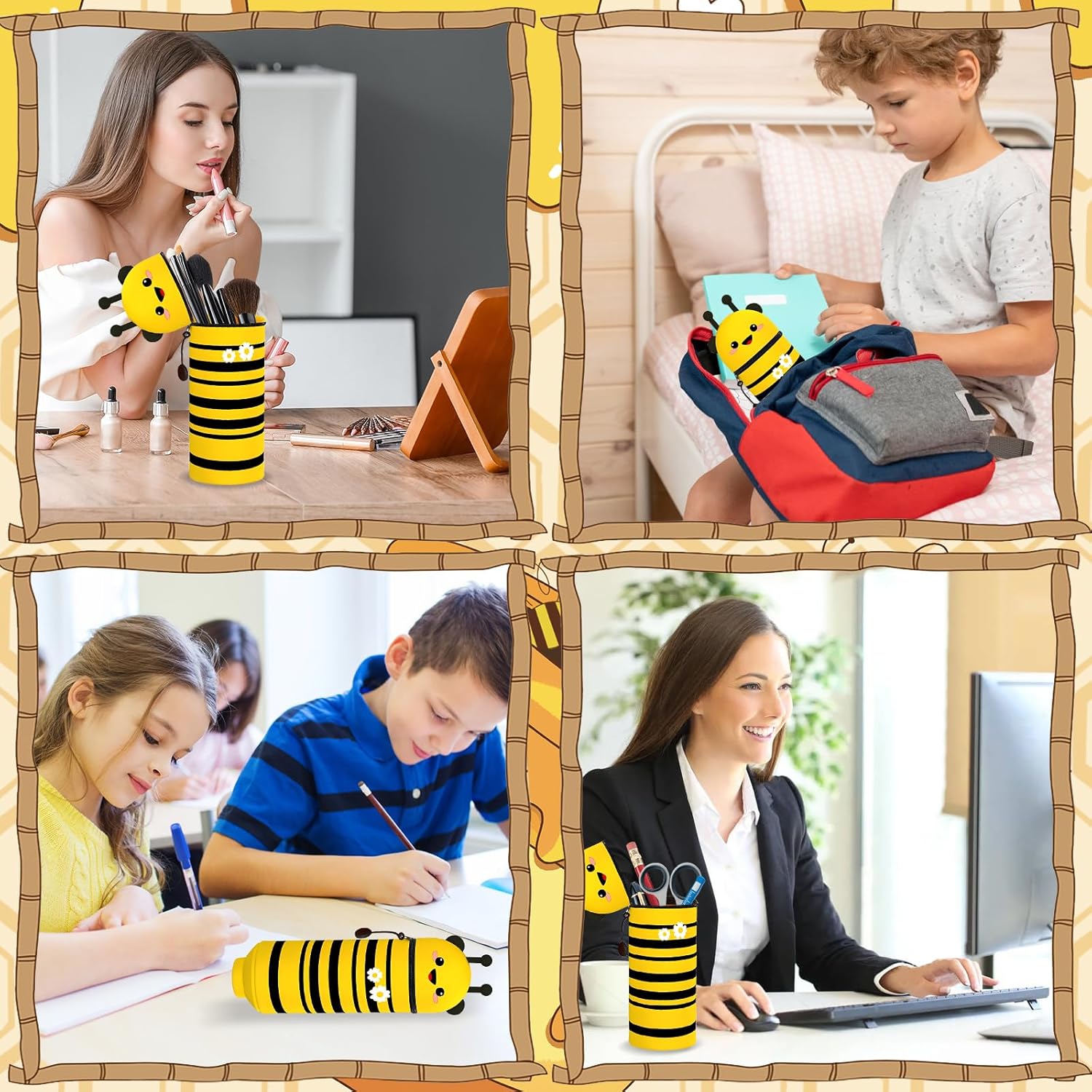 Trousse à Crayons Silicone 2 en 1 - Scolaire – Image 6