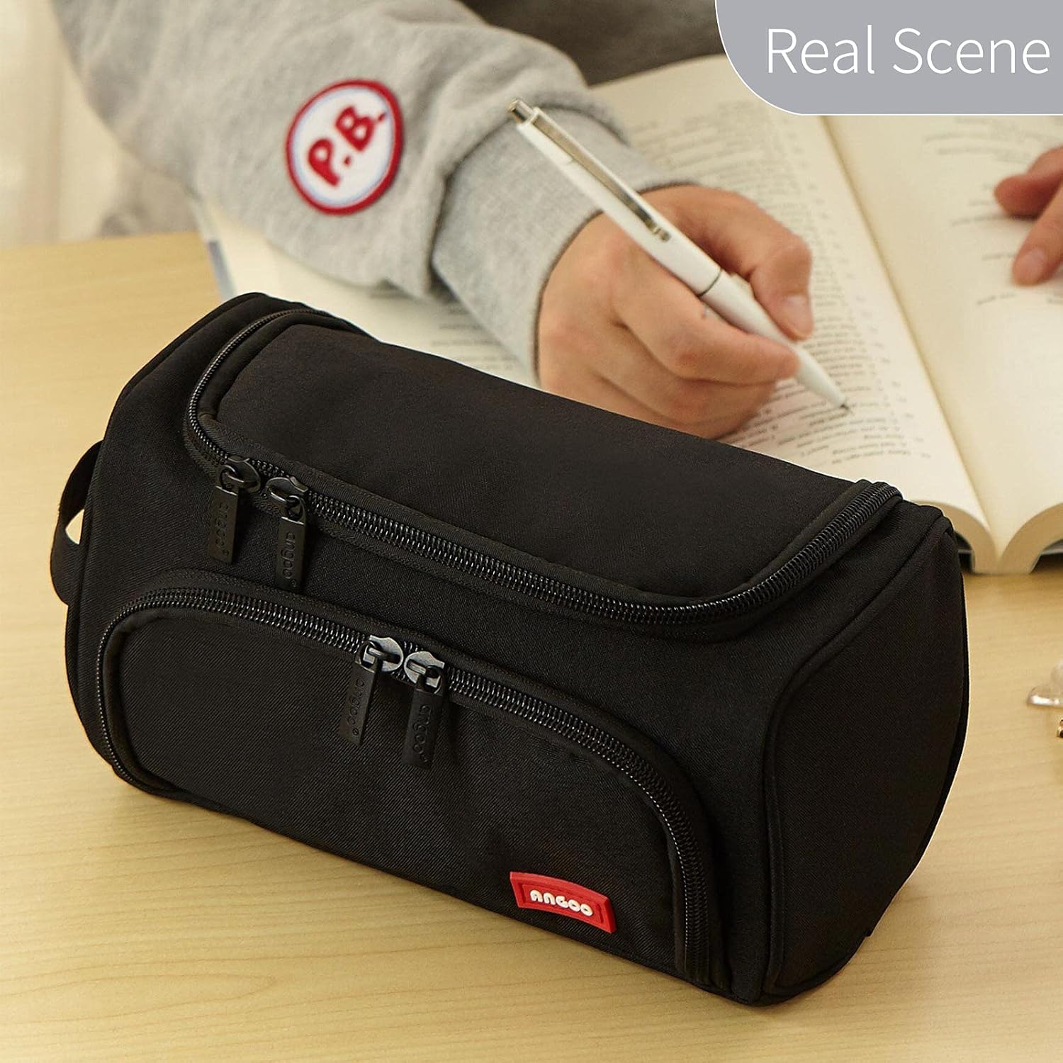 Trousse de Rangement Grande Capacité - Noir – Image 5