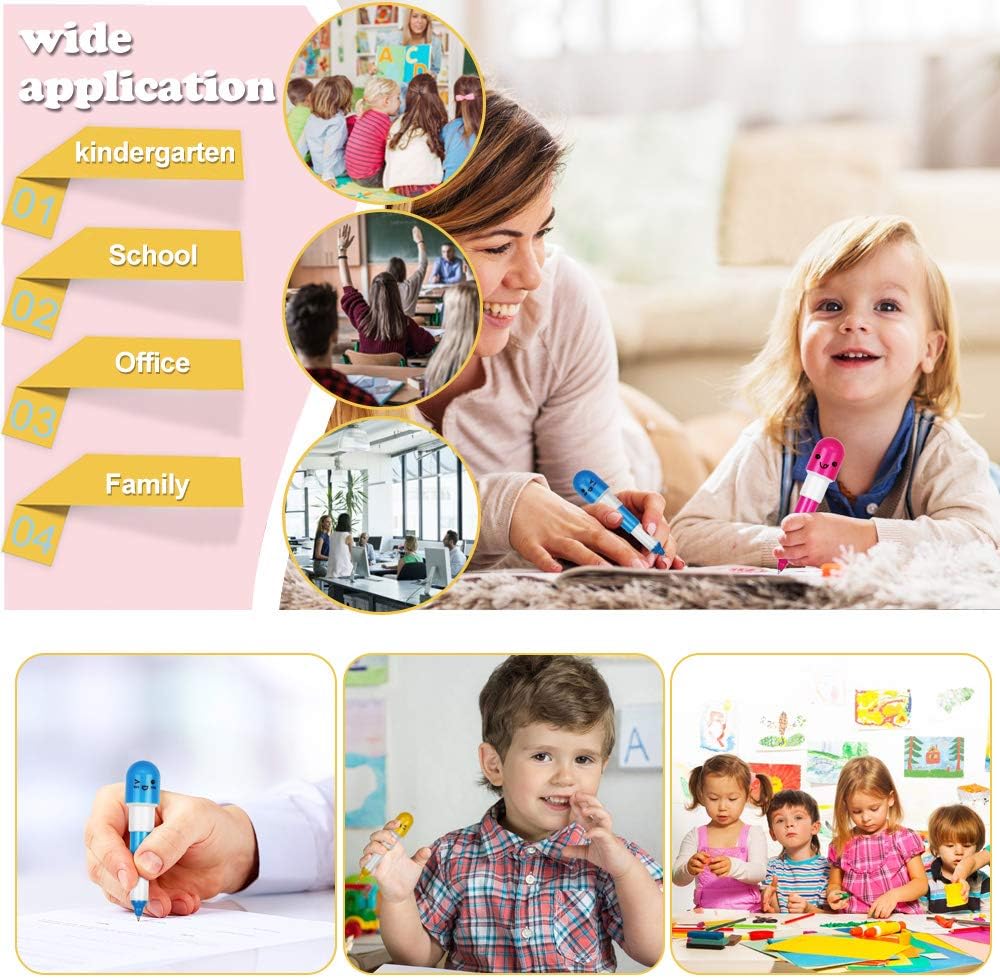 Stylos à Pilule Multicolores - 24 Pcs Retractable – Image 6