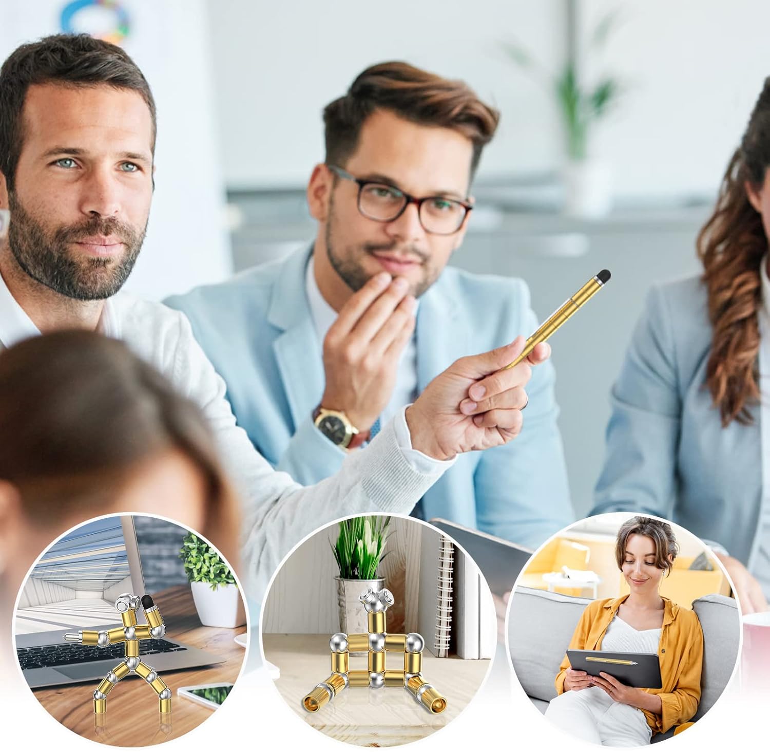 Stylo Magnétique en Or - Cadeau Drôle et Créatif – Image 7