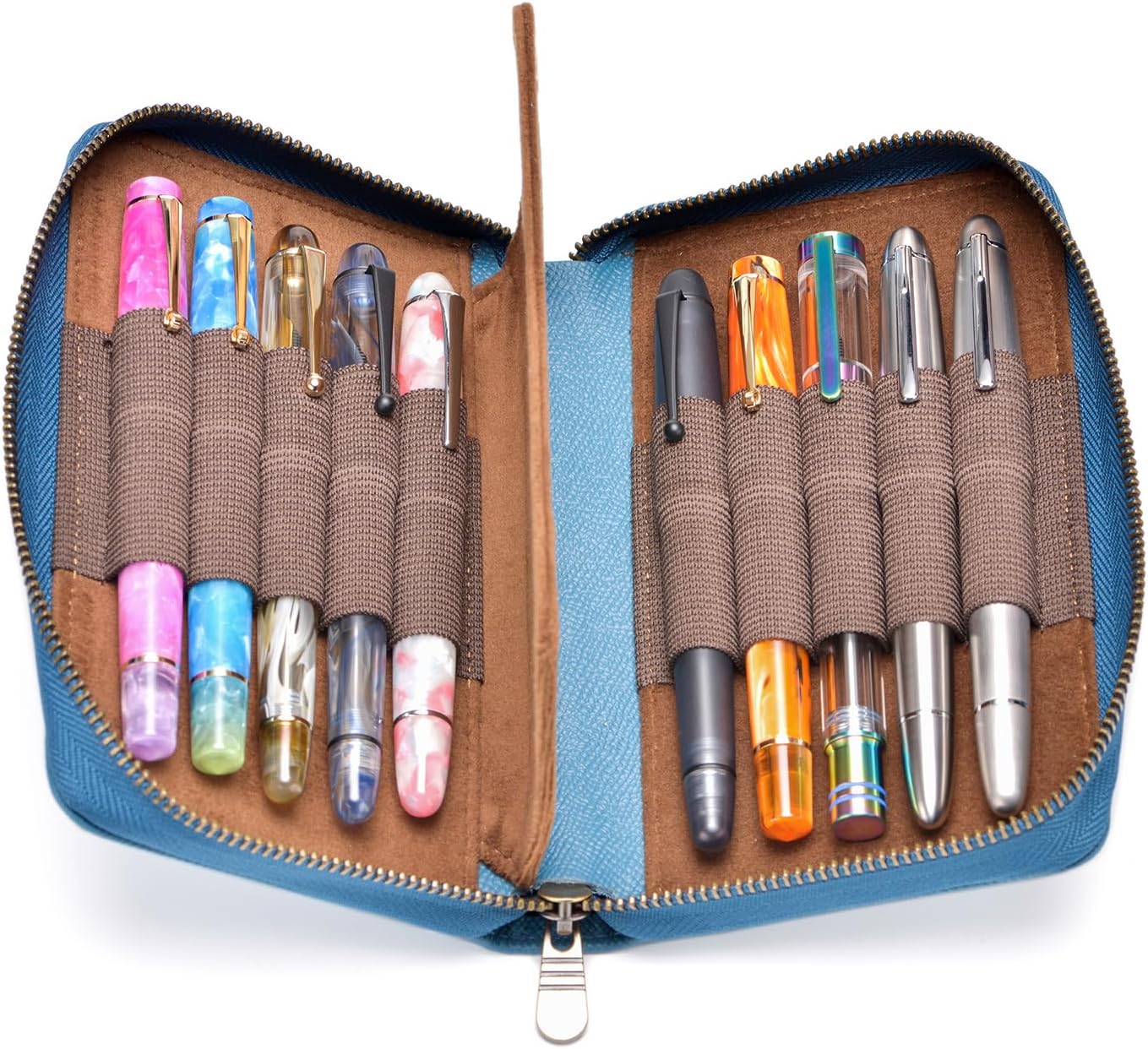 Étui en Cuir pour Stylo Plume - 10 Fentes – Image 5