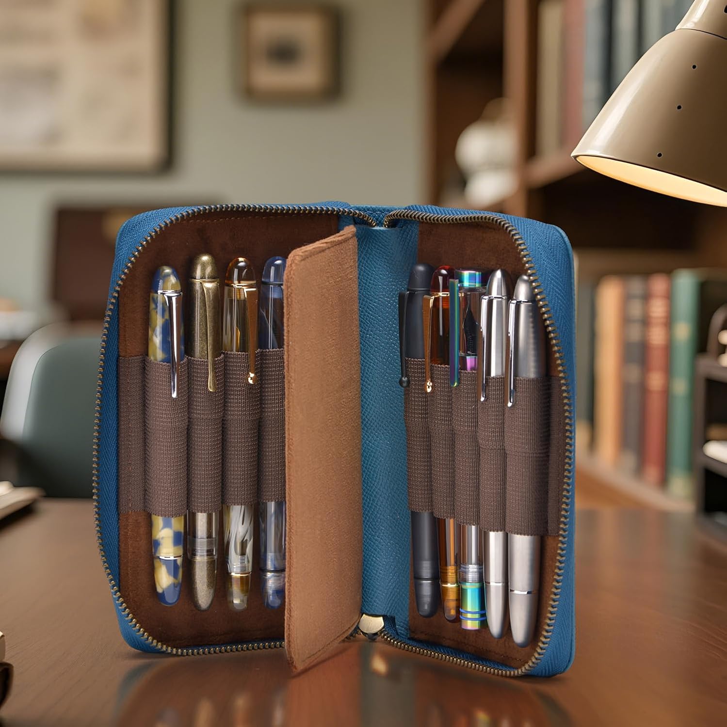 Étui en Cuir pour Stylo Plume - 10 Fentes – Image 8