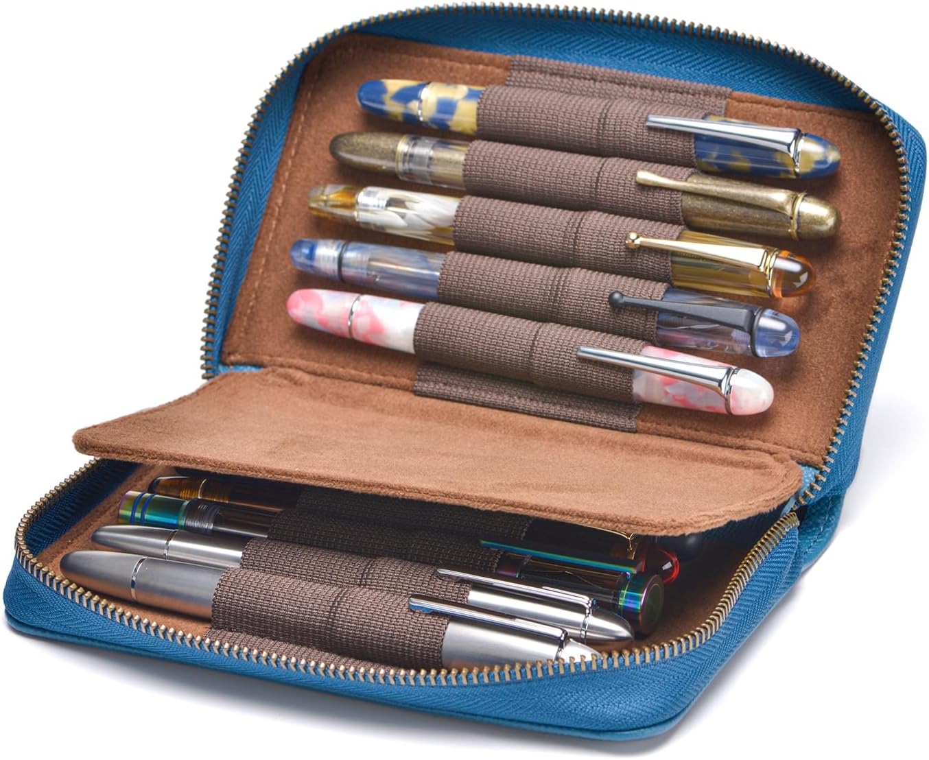 Étui en Cuir pour Stylo Plume - 10 Fentes – Image 9
