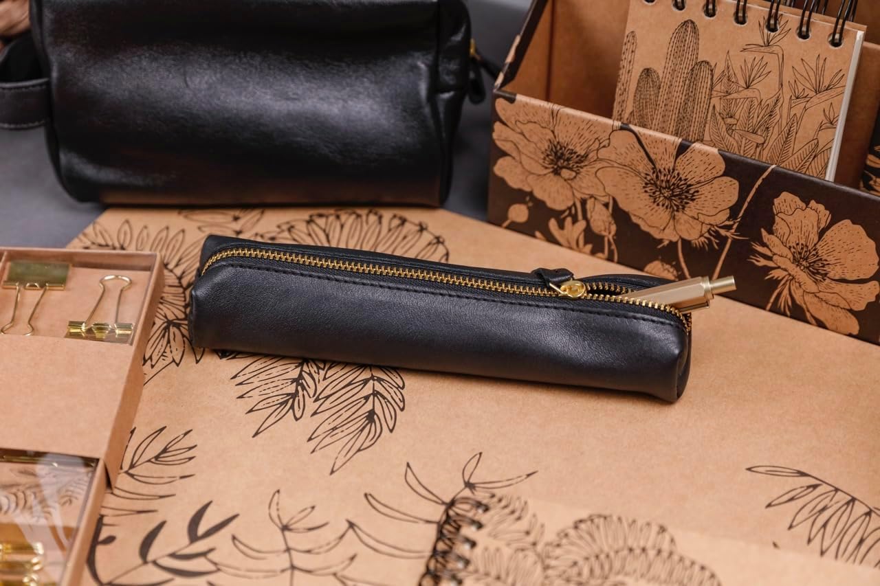 Trousse à Crayons Noir Clairefontaine 19,5 cm – Image 4