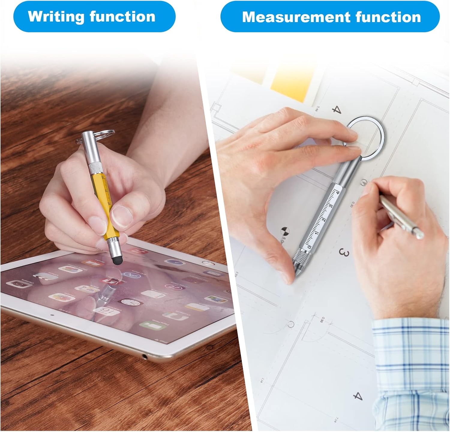 Stylo Multifonction 6 en 1 - Cadeau Homme Insolite – Image 3