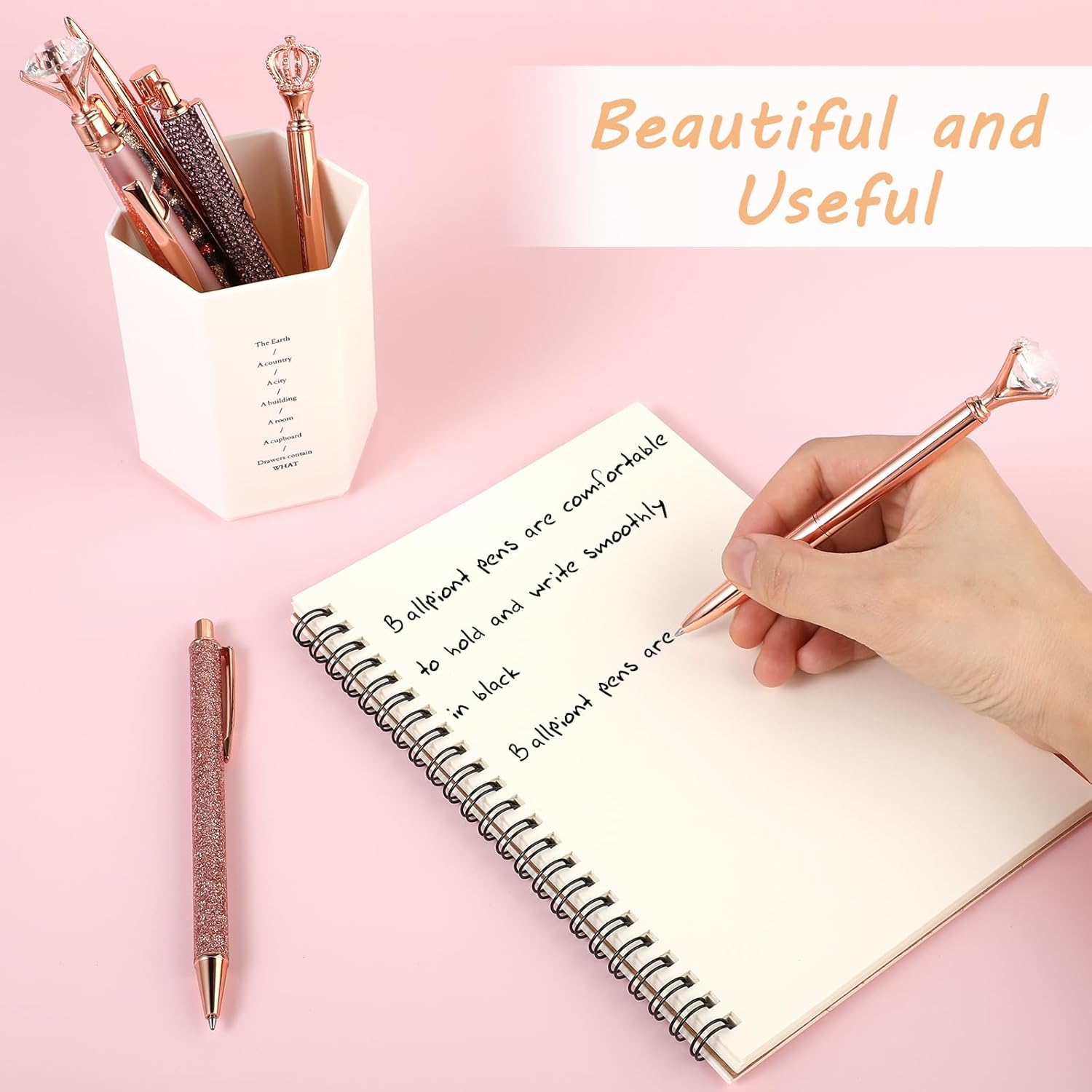 Set de Stylos Bling Glamour - 9 Pièces – Image 5