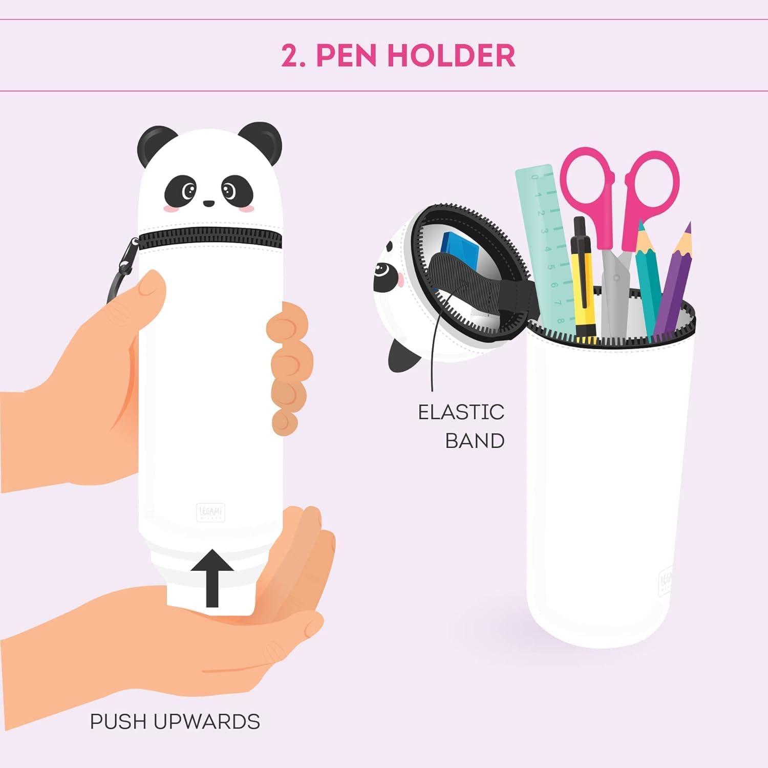 Stylos Legami Gel Effaçables + Trousse Panda – Image 4