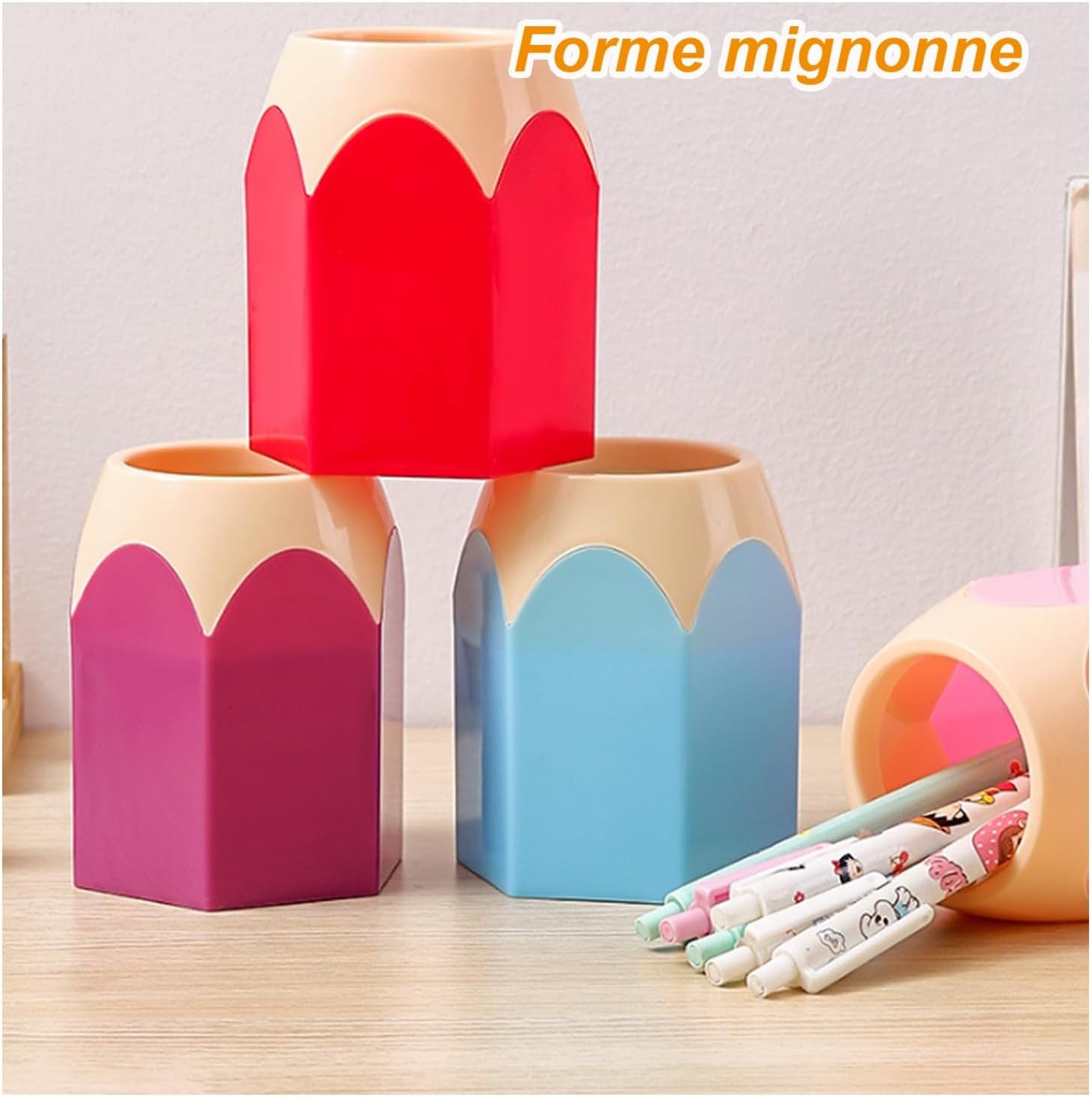 Pot à Crayons Colorés - Lot de 9 – Image 3