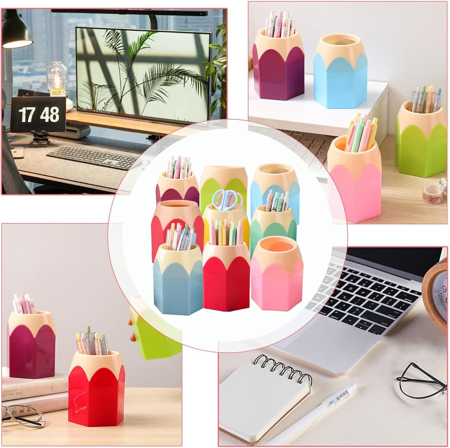 Pot à Crayons Colorés - Lot de 9 – Image 6