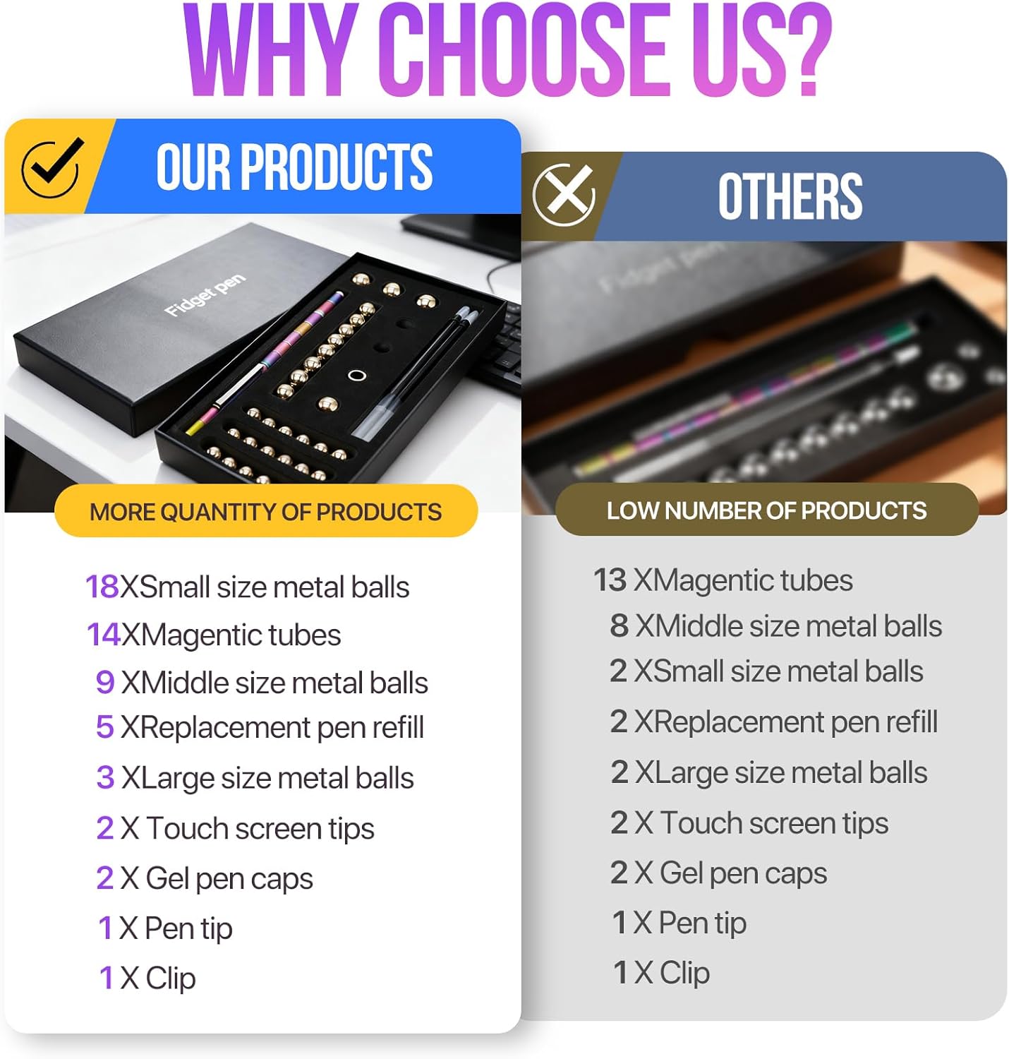 Stylo Magnétique Fidget : Cadeau Original – Image 5