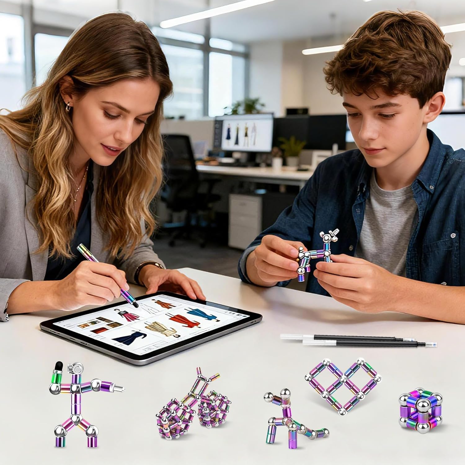 Stylo Magnétique Fidget : Cadeau Original – Image 6