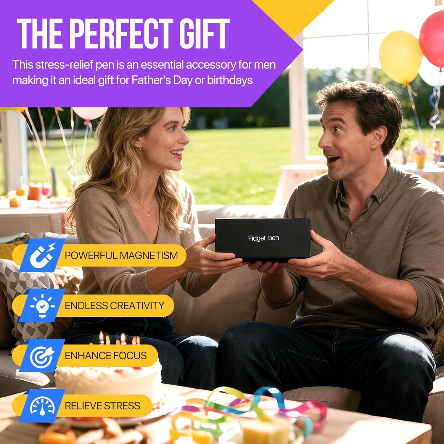 Stylo Magnétique Fidget : Cadeau Original – Image 7