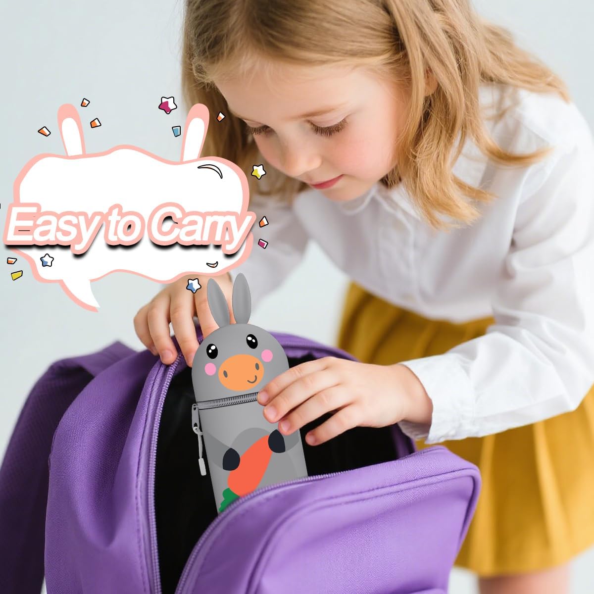 Trousse Lapin 2 en 1 Kawaii – Image 7