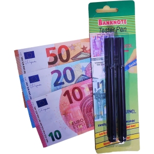 Lot de 2 Stylos Détecteurs de Faux Billets