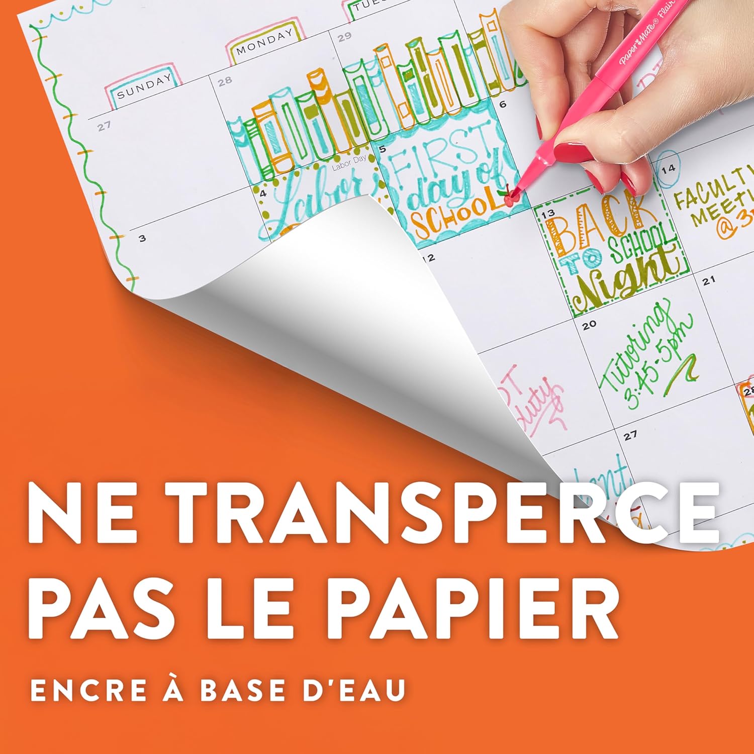 Lot de 6 Stylos Feutres Tropical Paper Mate Flair – Image 2