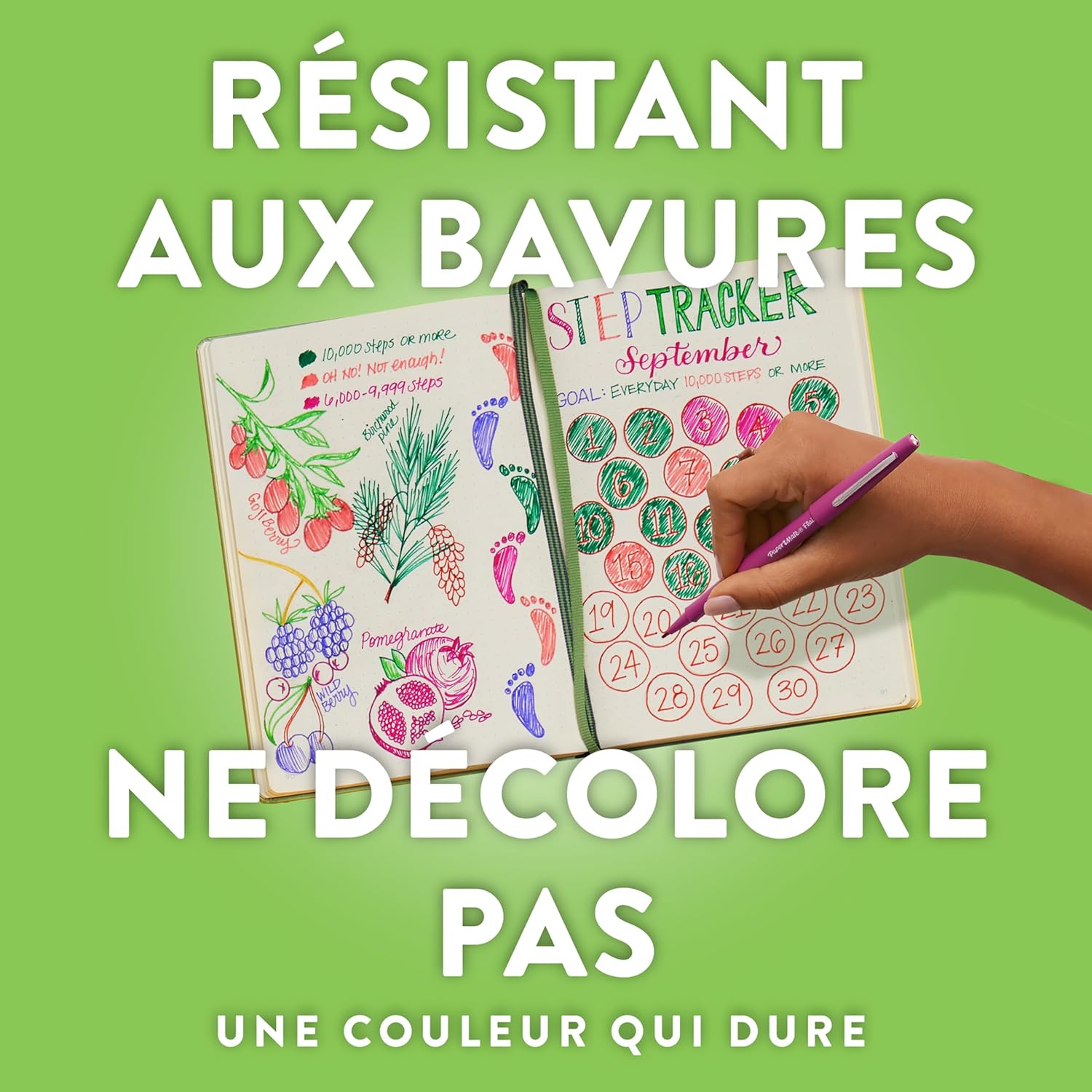 Lot de 6 Stylos Feutres Tropical Paper Mate Flair – Image 3