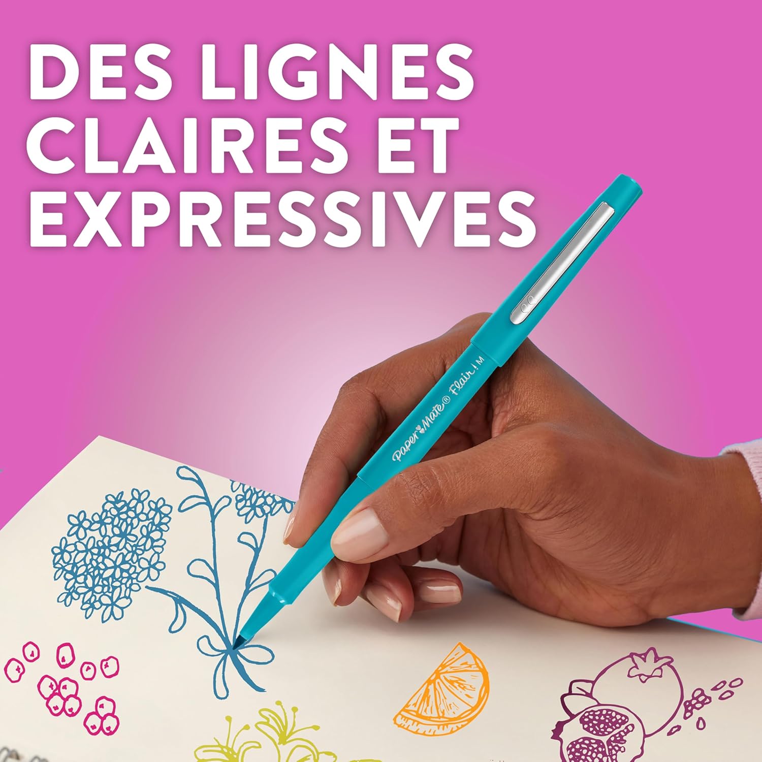 Lot de 6 Stylos Feutres Tropical Paper Mate Flair – Image 5