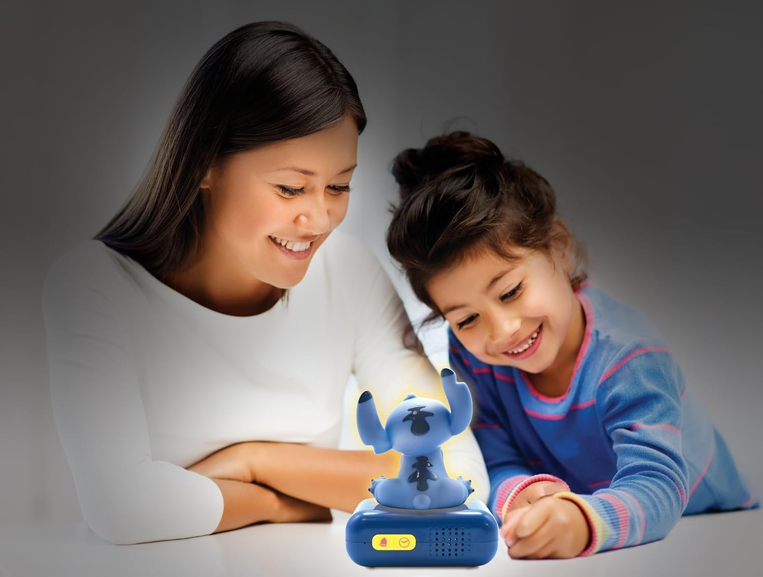 Réveil Veilleuse Stitch Lumineuse - 6 Alarmes, Snooze – Image 6