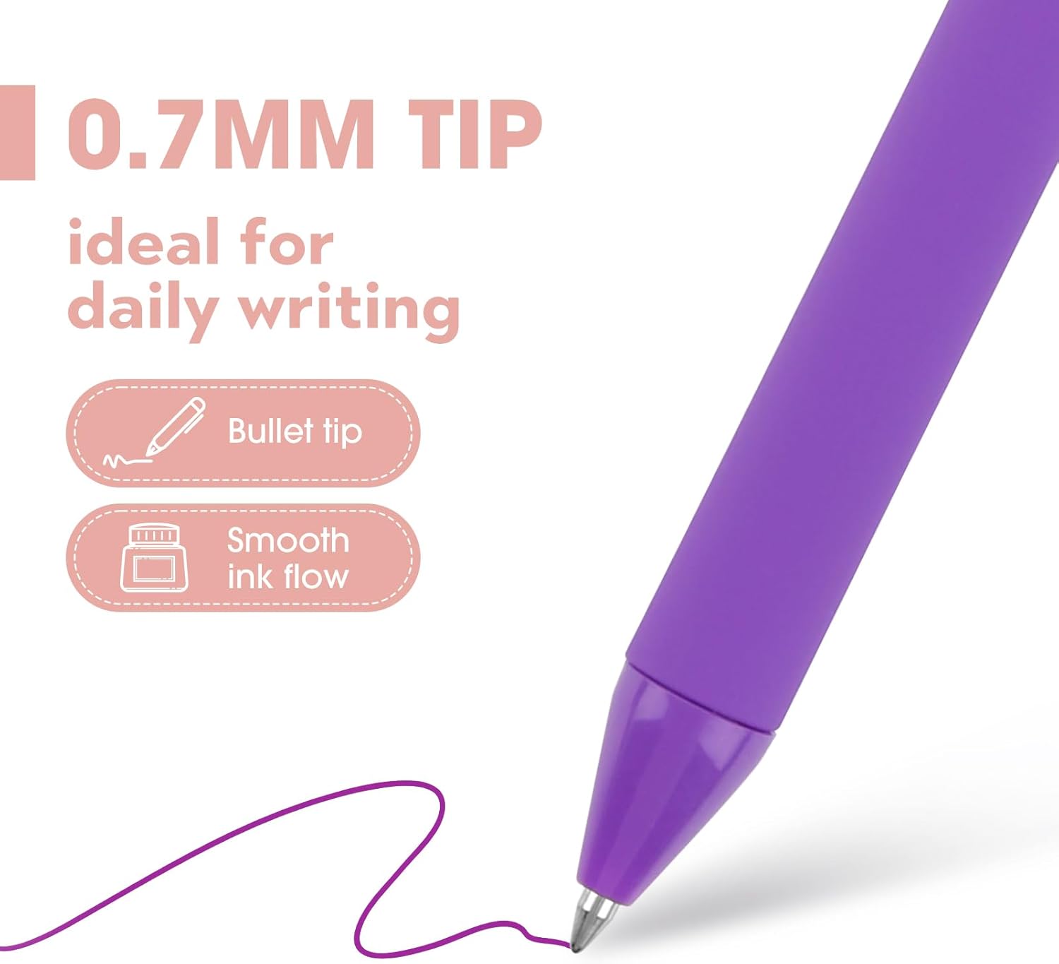 YISAN Stylo Gel Rétractable Multicolore - 12 Couleurs – Image 5