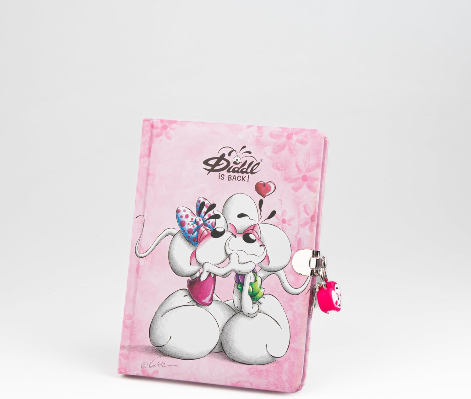 Journal Intime Diddl Rose avec Cadenas – Image 2