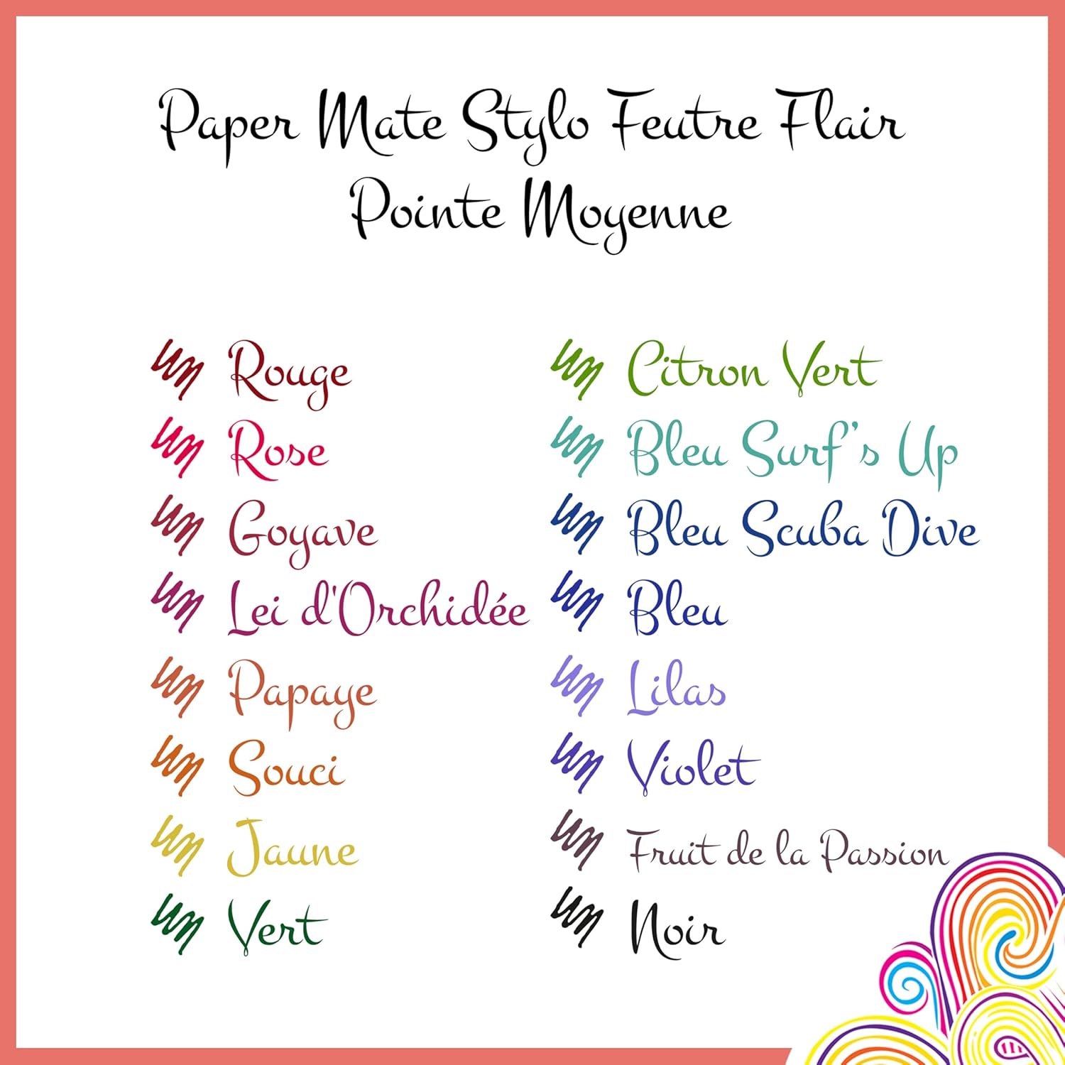 Lot de 16 Feutres Paper Mate Tropical – Image 8
