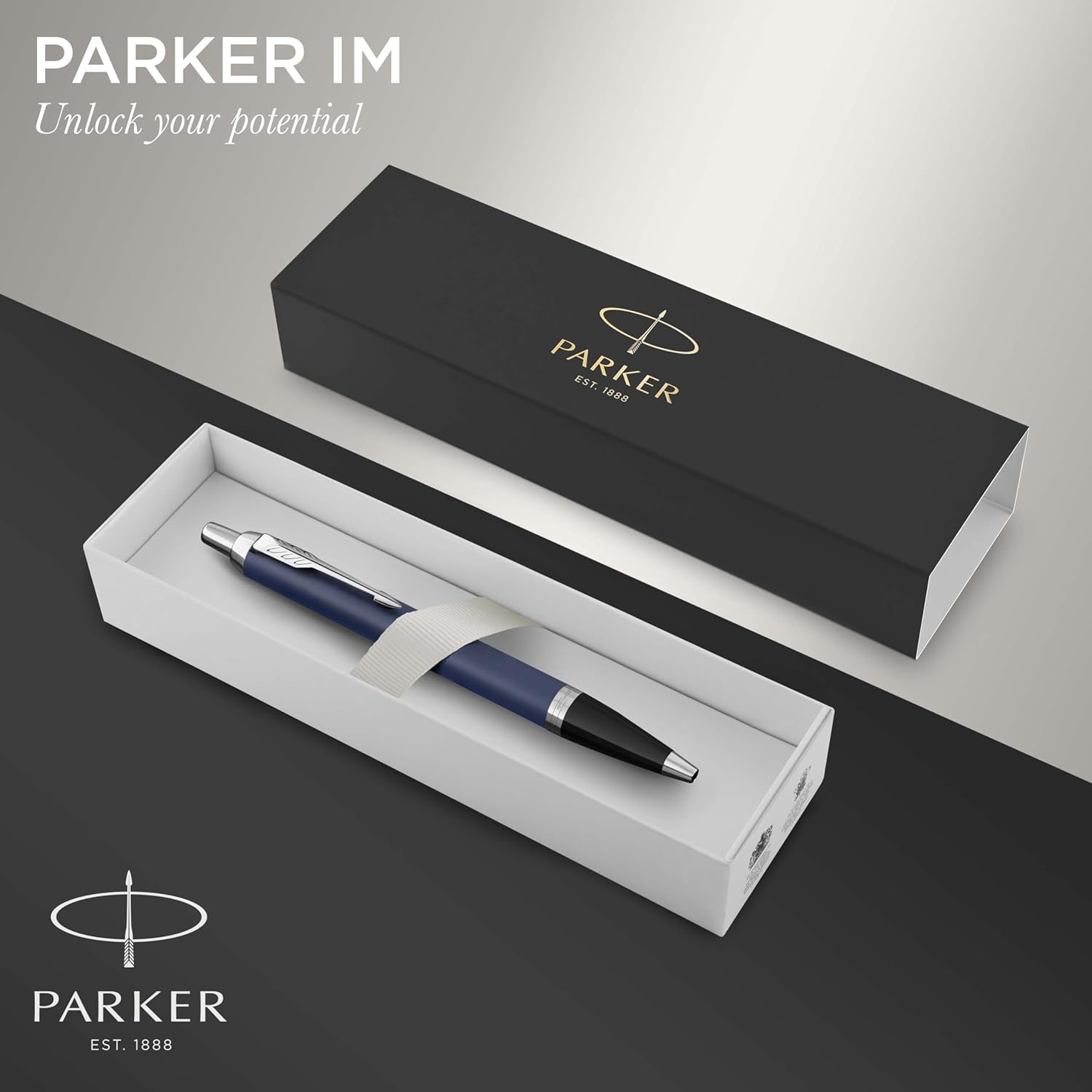 Parker IM Stylo Bille Mat Bleu - Coffret Cadeau – Image 2