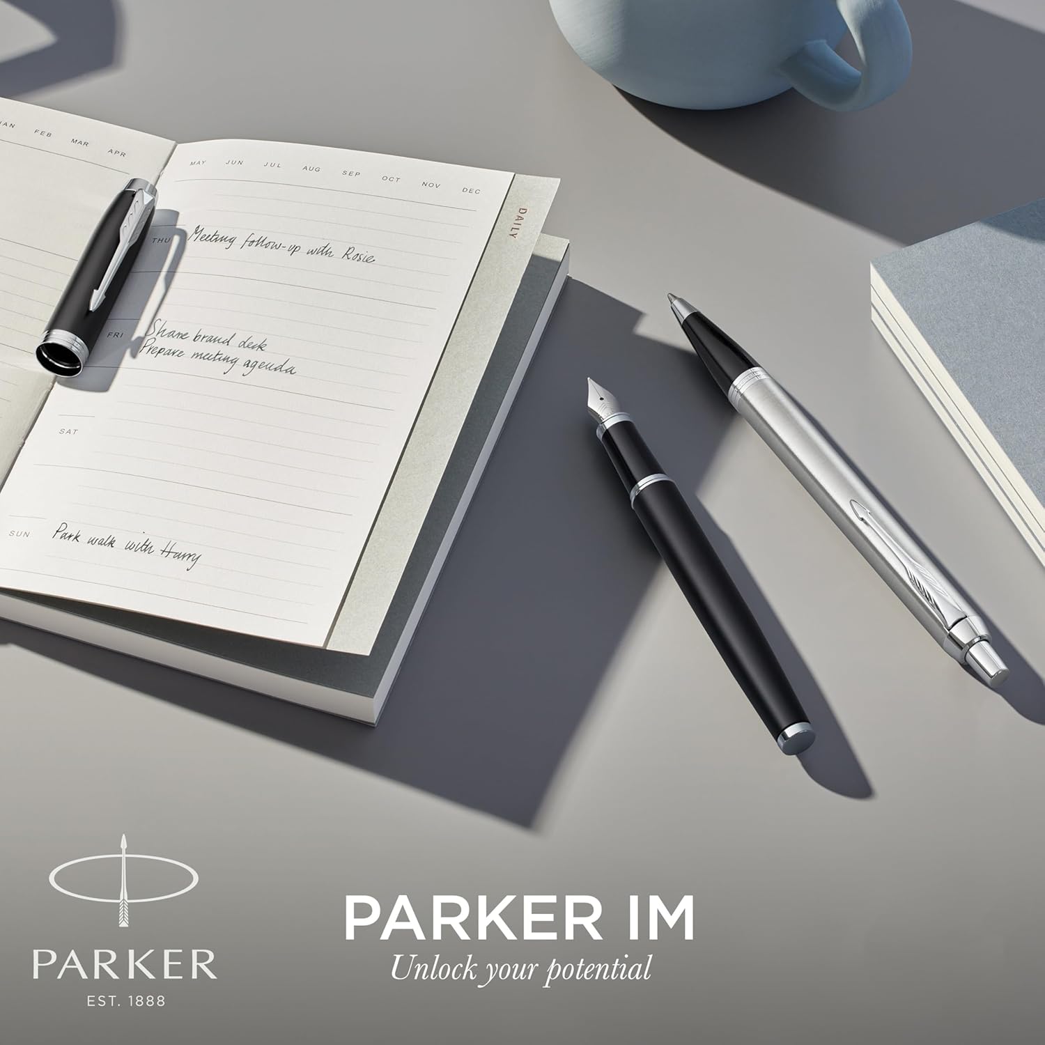 Parker IM Stylo Bille Mat Bleu - Coffret Cadeau – Image 5