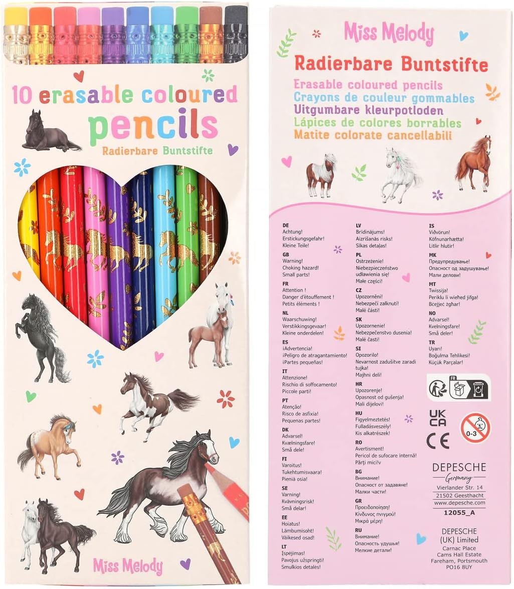 Crayons de Couleur Miss Melody - Lot de 10 – Image 3