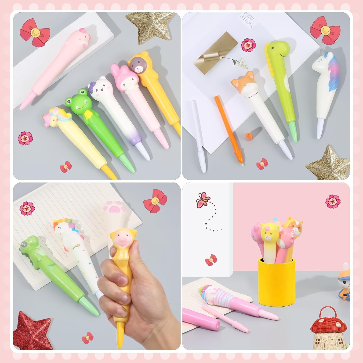 24 Stylos Gel Anti-stress – Cadeaux Anniversaire Enfants – Image 3