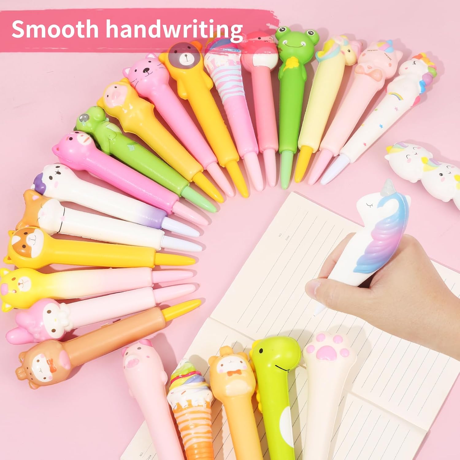 24 Stylos Gel Anti-stress – Cadeaux Anniversaire Enfants – Image 4