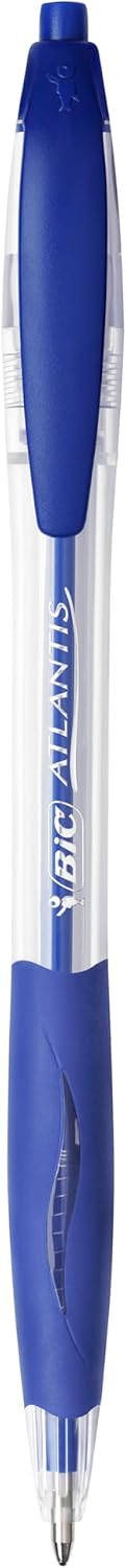 Stylos-Bille BIC Atlantis Classic - Bleu (12) – Image 2