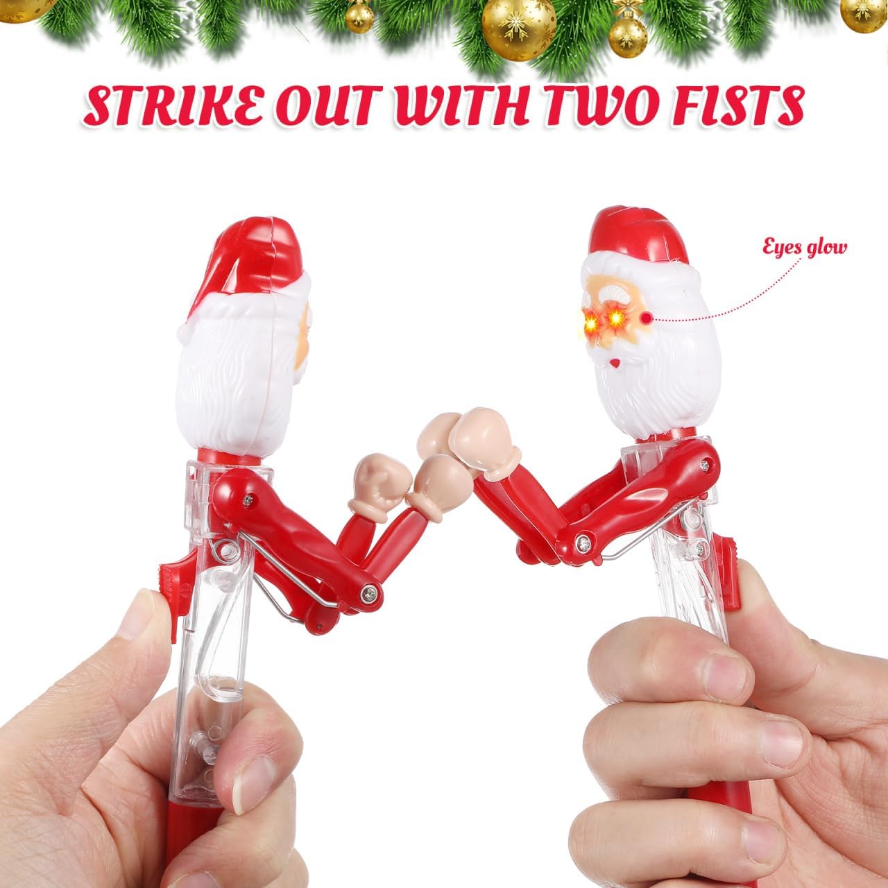 Stylos de Noël Lumineux Père Noël - Fun & Décompression! – Image 2