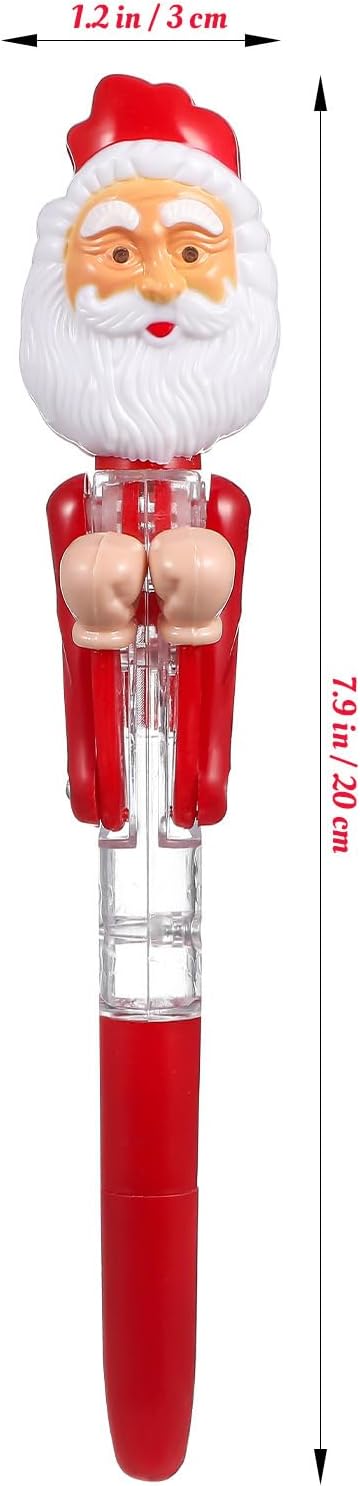 Stylos de Noël Lumineux Père Noël - Fun & Décompression! – Image 5