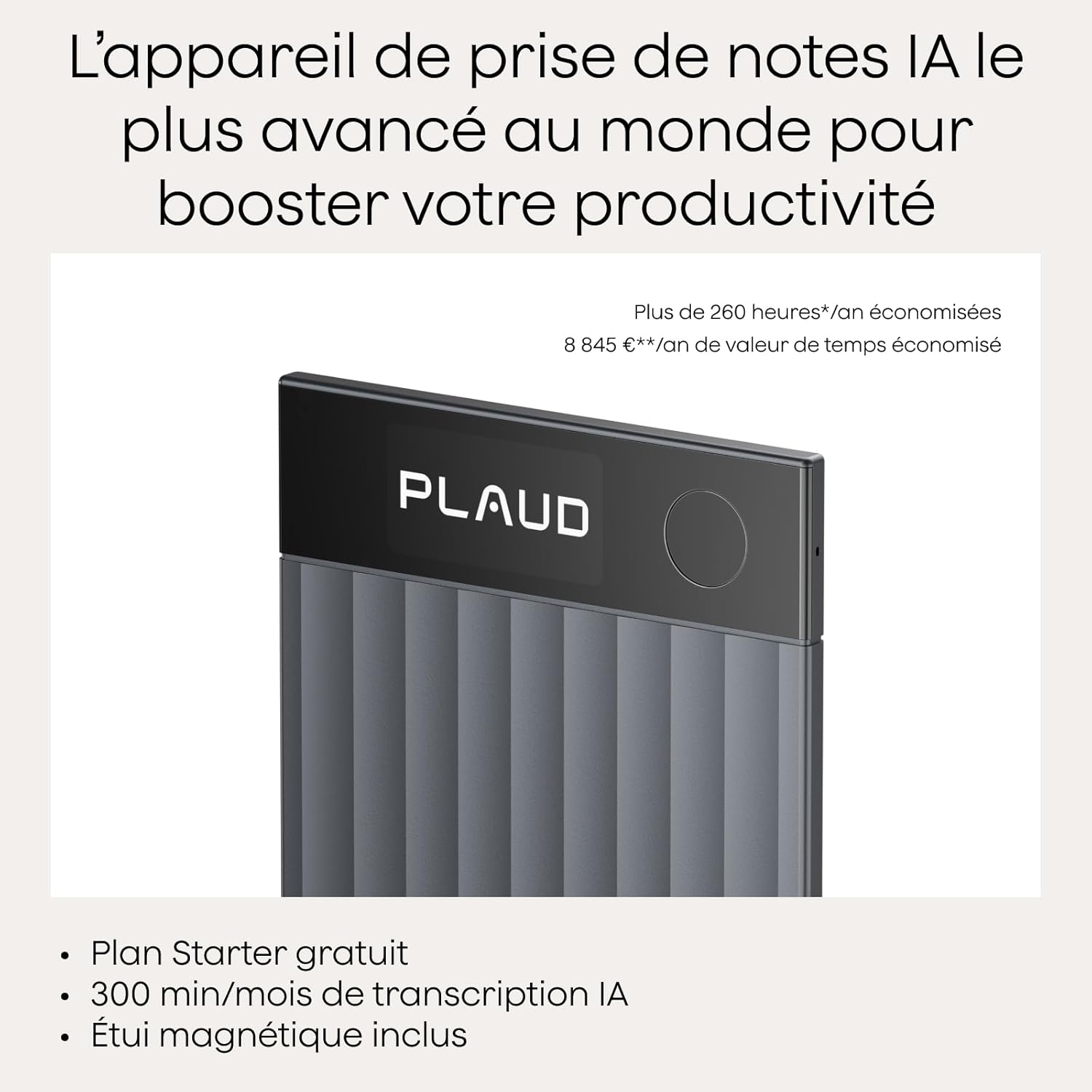 Plaud Note Pro : Dictaphone IA avec Transcription – Image 2
