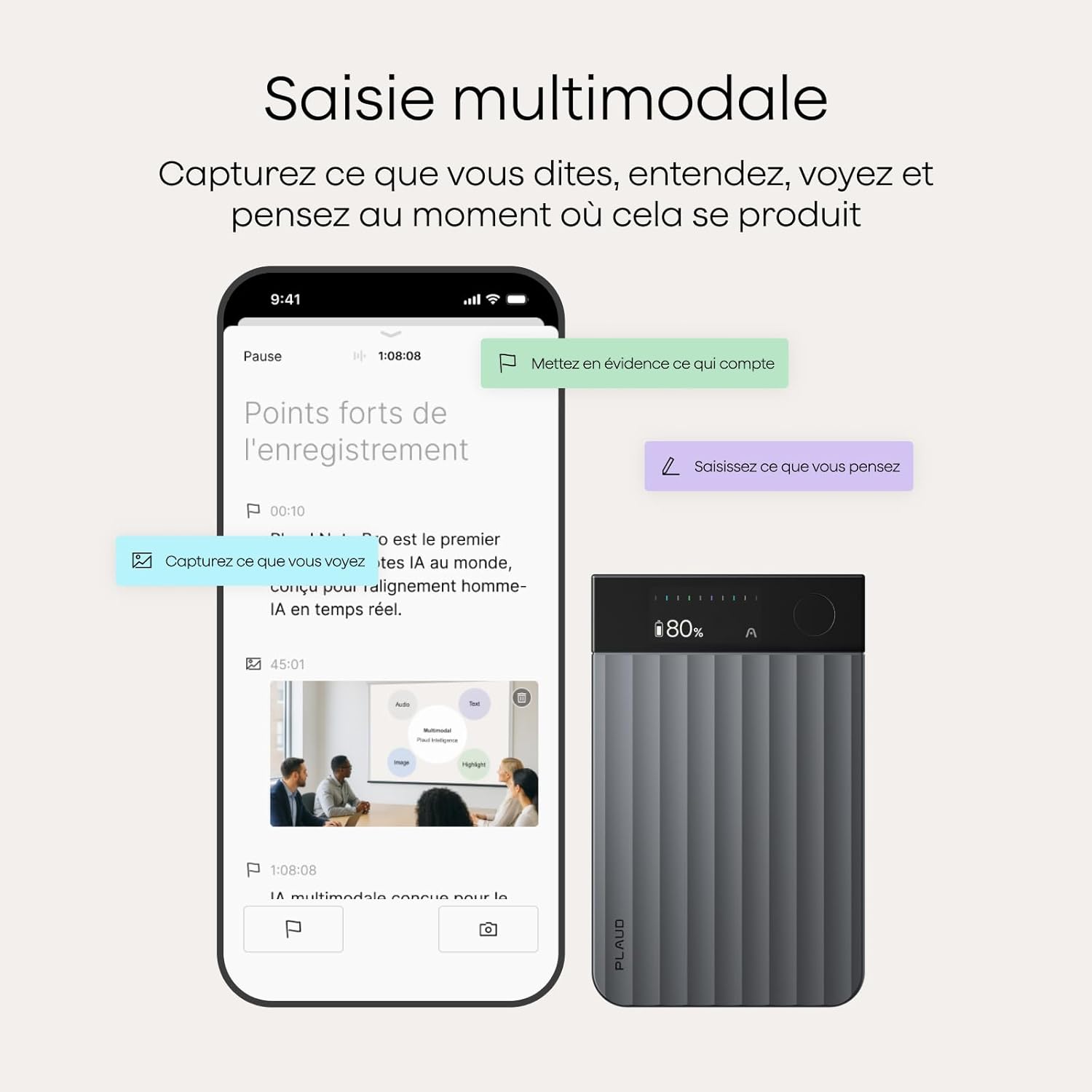 Plaud Note Pro : Dictaphone IA avec Transcription – Image 4