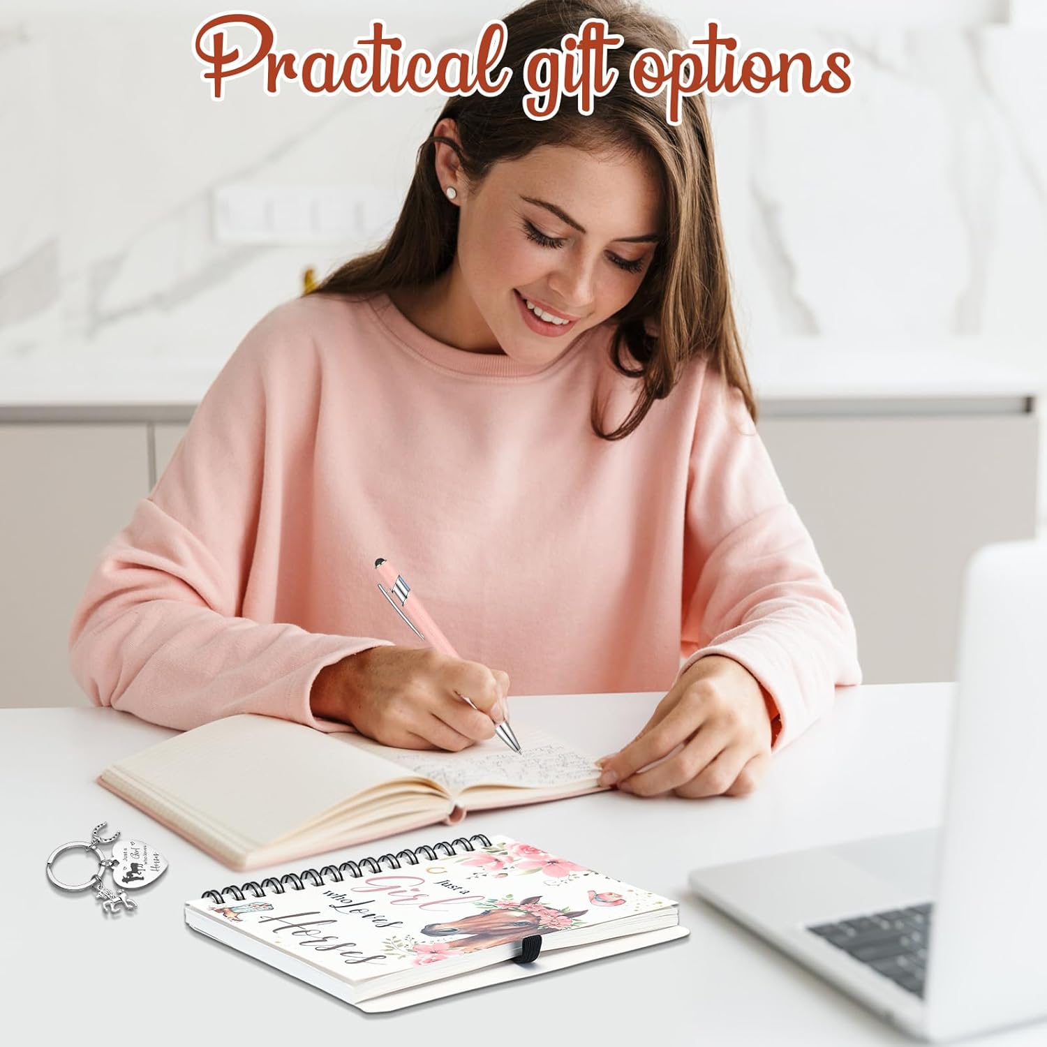 Cadeaux Chevaux : Journal, Stylo, Porte-Clés – Image 6