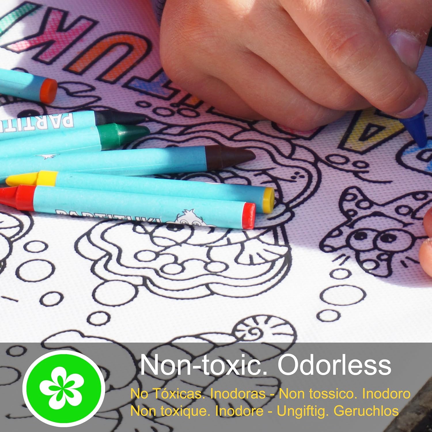 Kit Anniversaire Enfant : 15 Sacs à Colorier et Crayons – Image 3