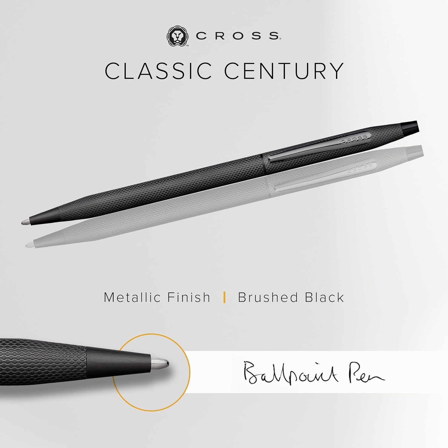 Stylo à bille Cross Classic Century Noir PVD – Image 3