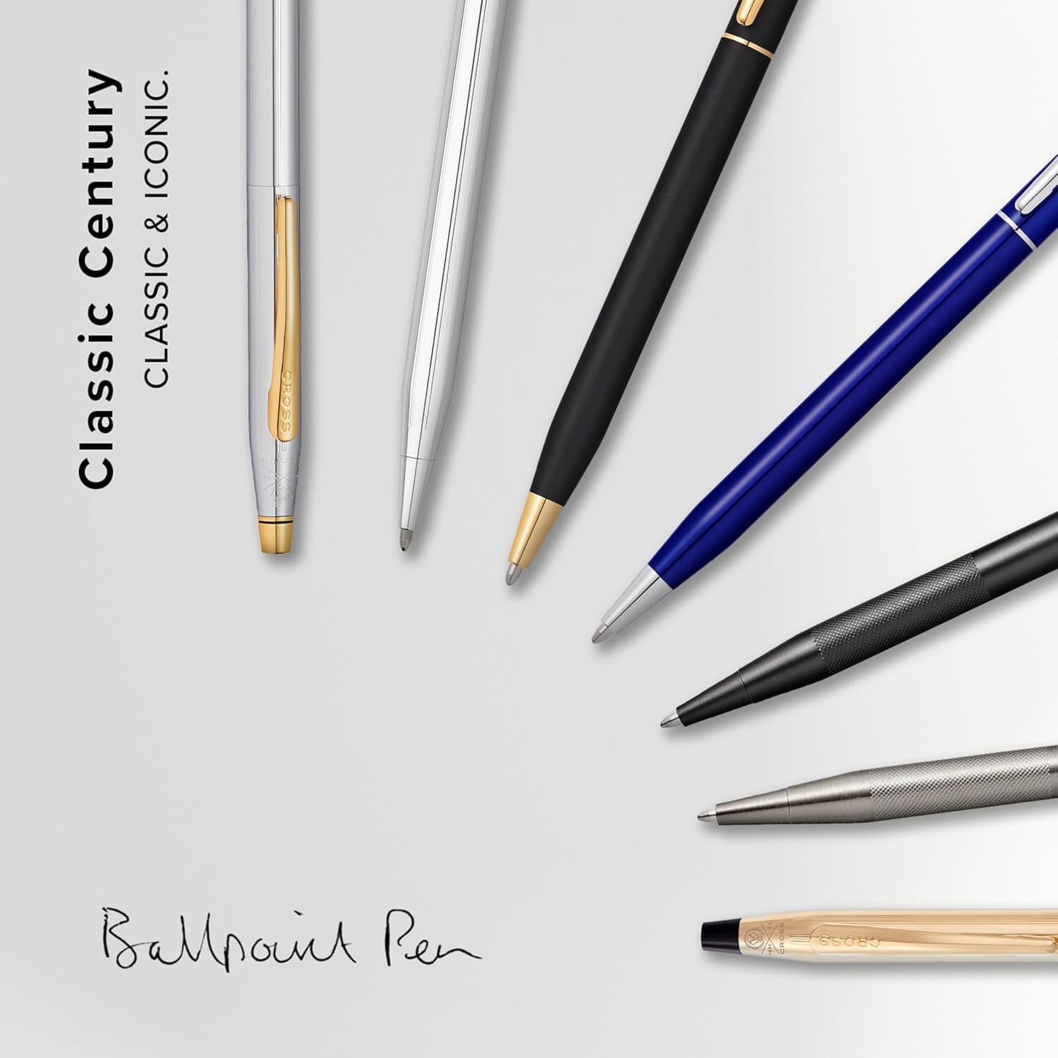 Stylo à bille Cross Classic Century Noir PVD – Image 7